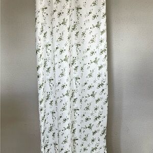 White and Gray Women’s Size Large‎ Long Halter Dress